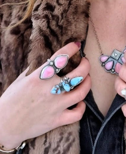 Golden Hills Butterfly Ring