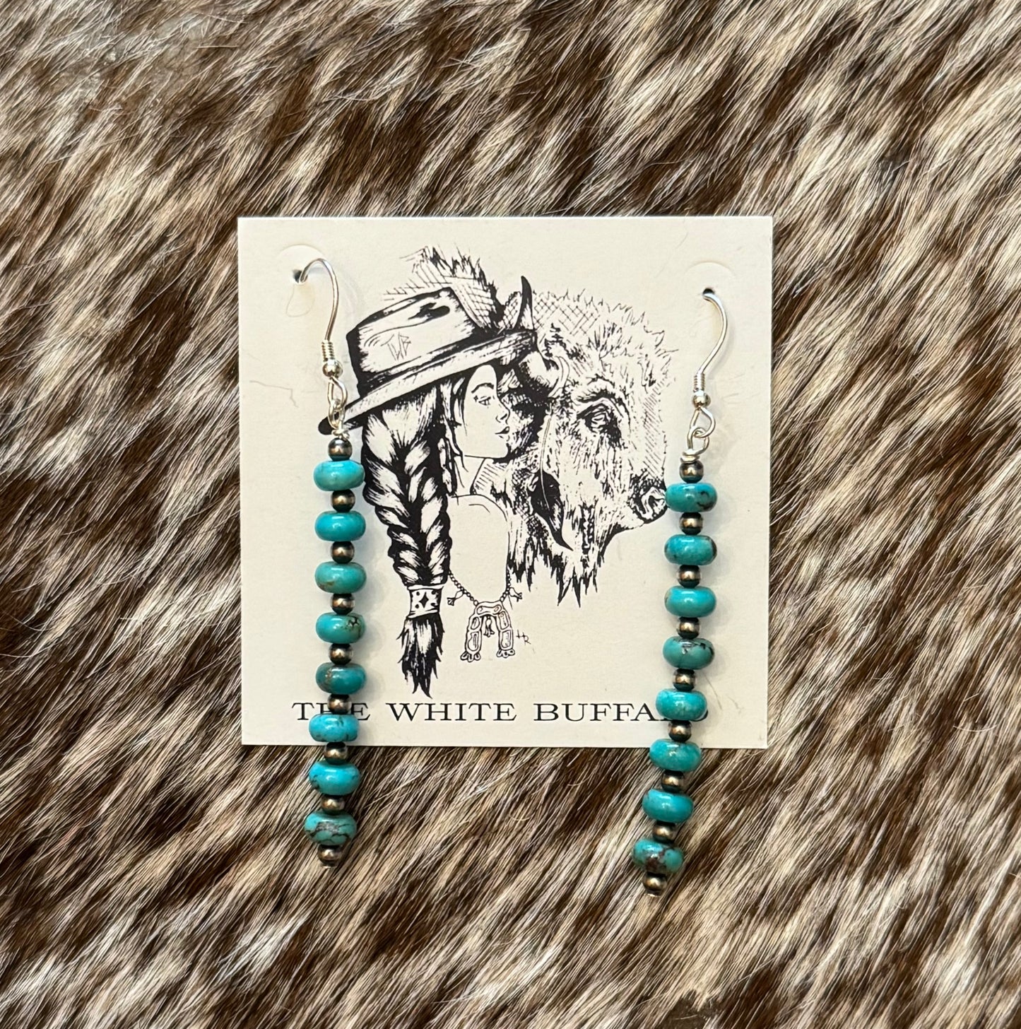 Silver + Turquoise Dangles