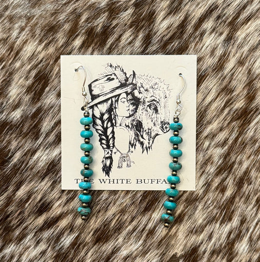 Silver + Turquoise Dangles
