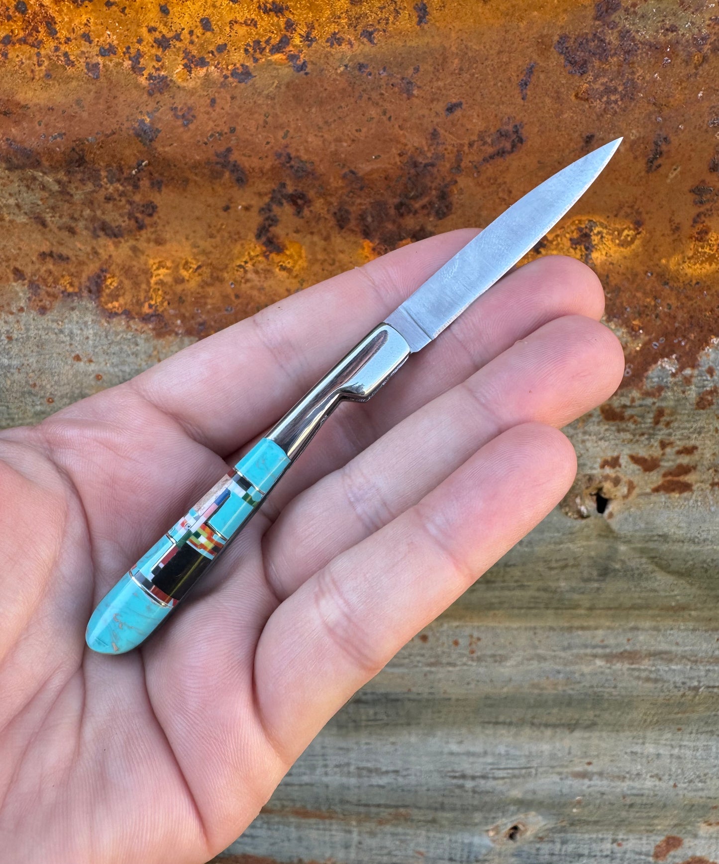 Turquoise Pocket Knife
