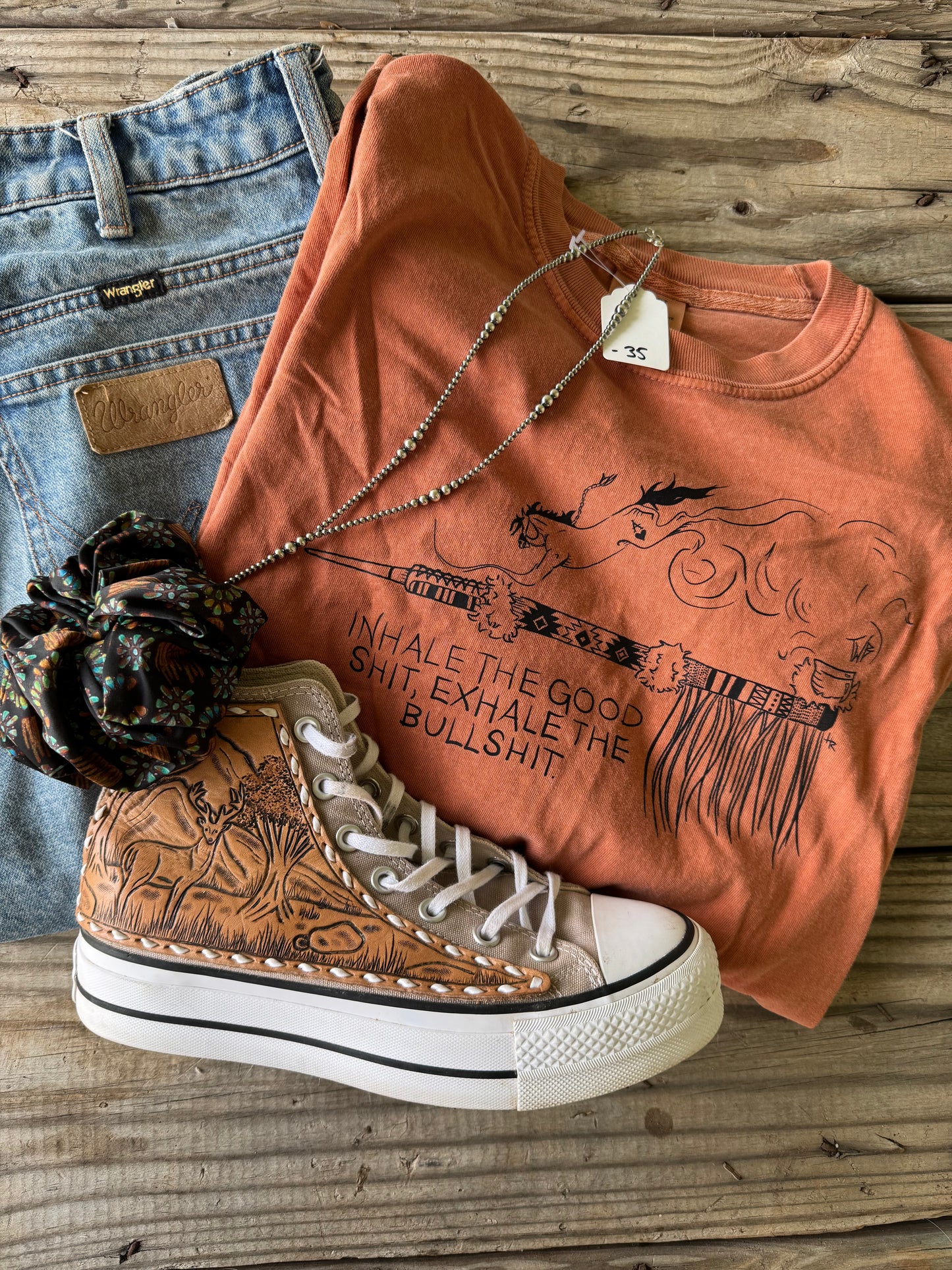 Last one! Large: Inhale, Exhale Long Sleeve