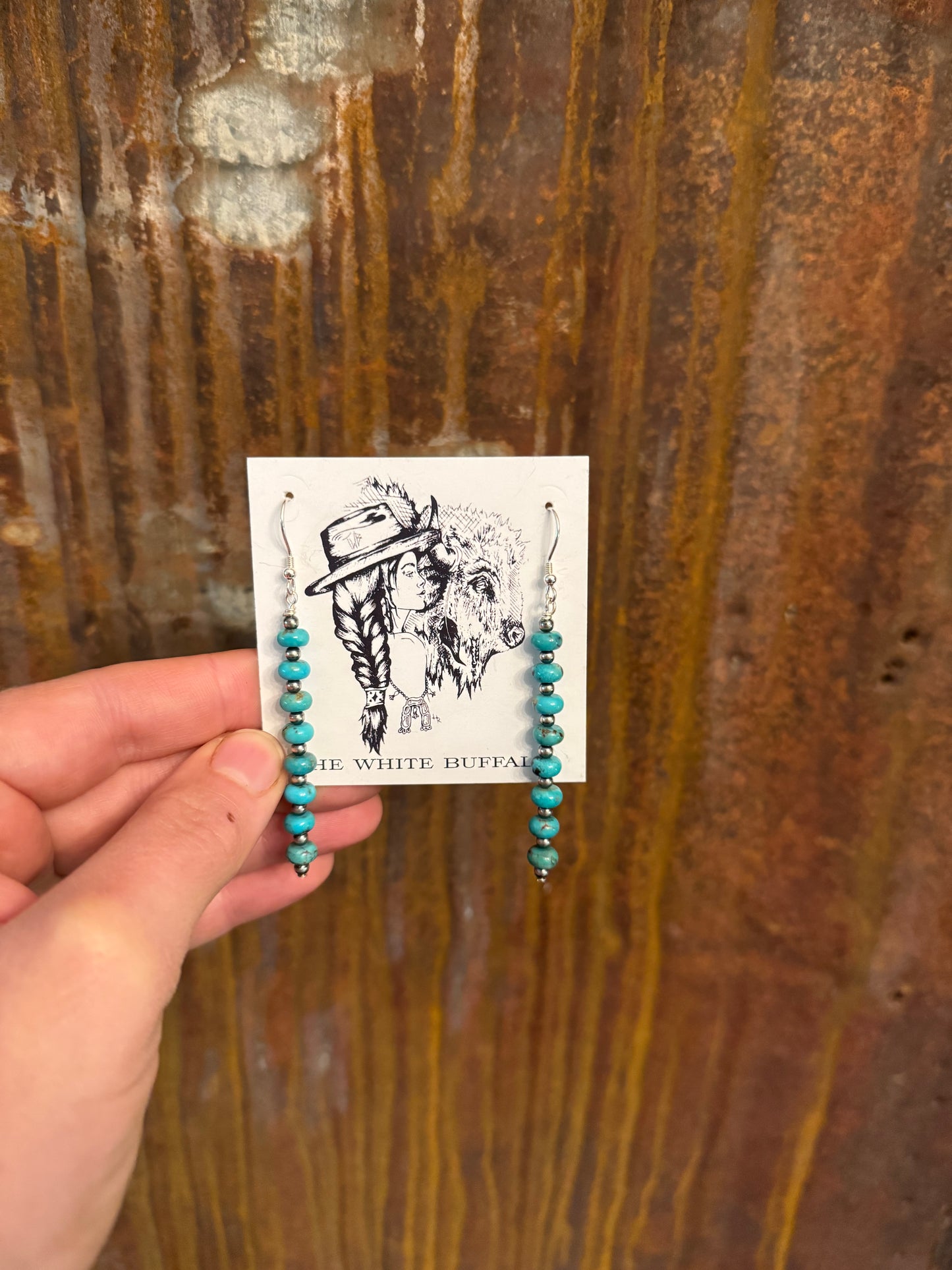 Silver + Turquoise Dangles