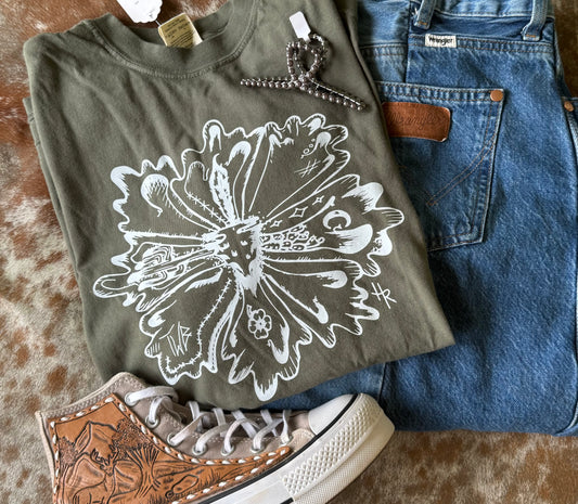 HR Flower Tee