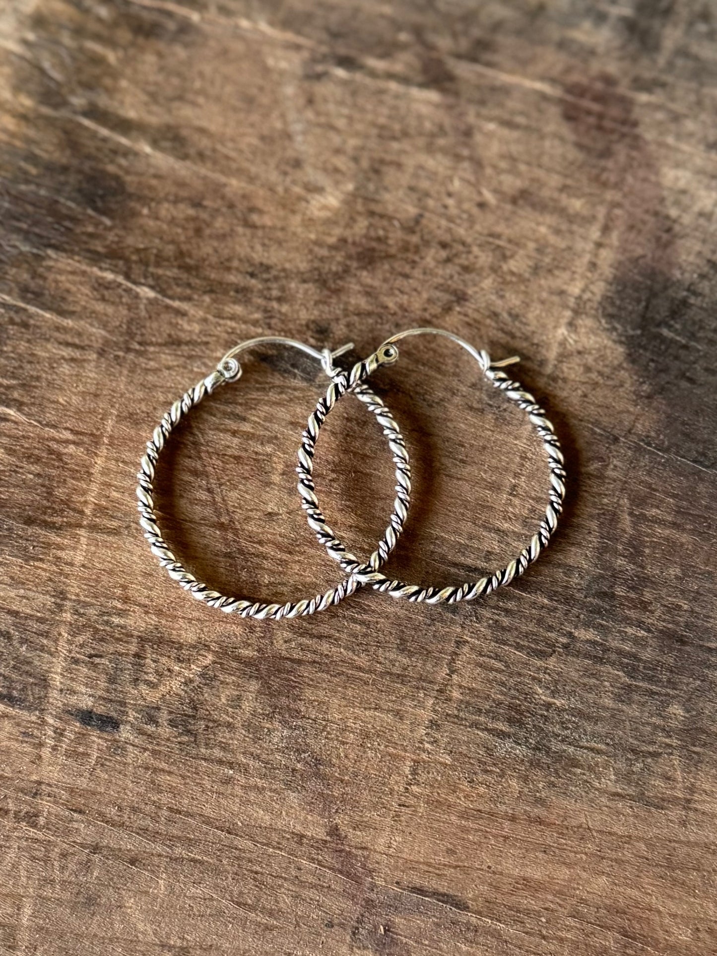 Double Twist Hoops