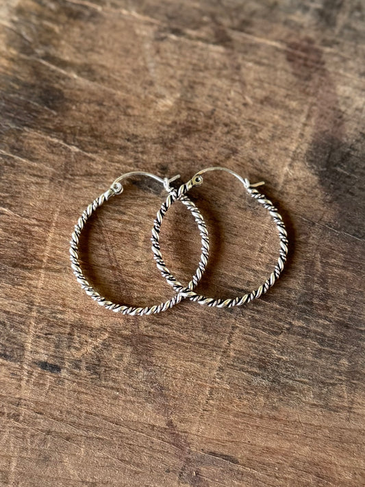 Double Twist Hoops