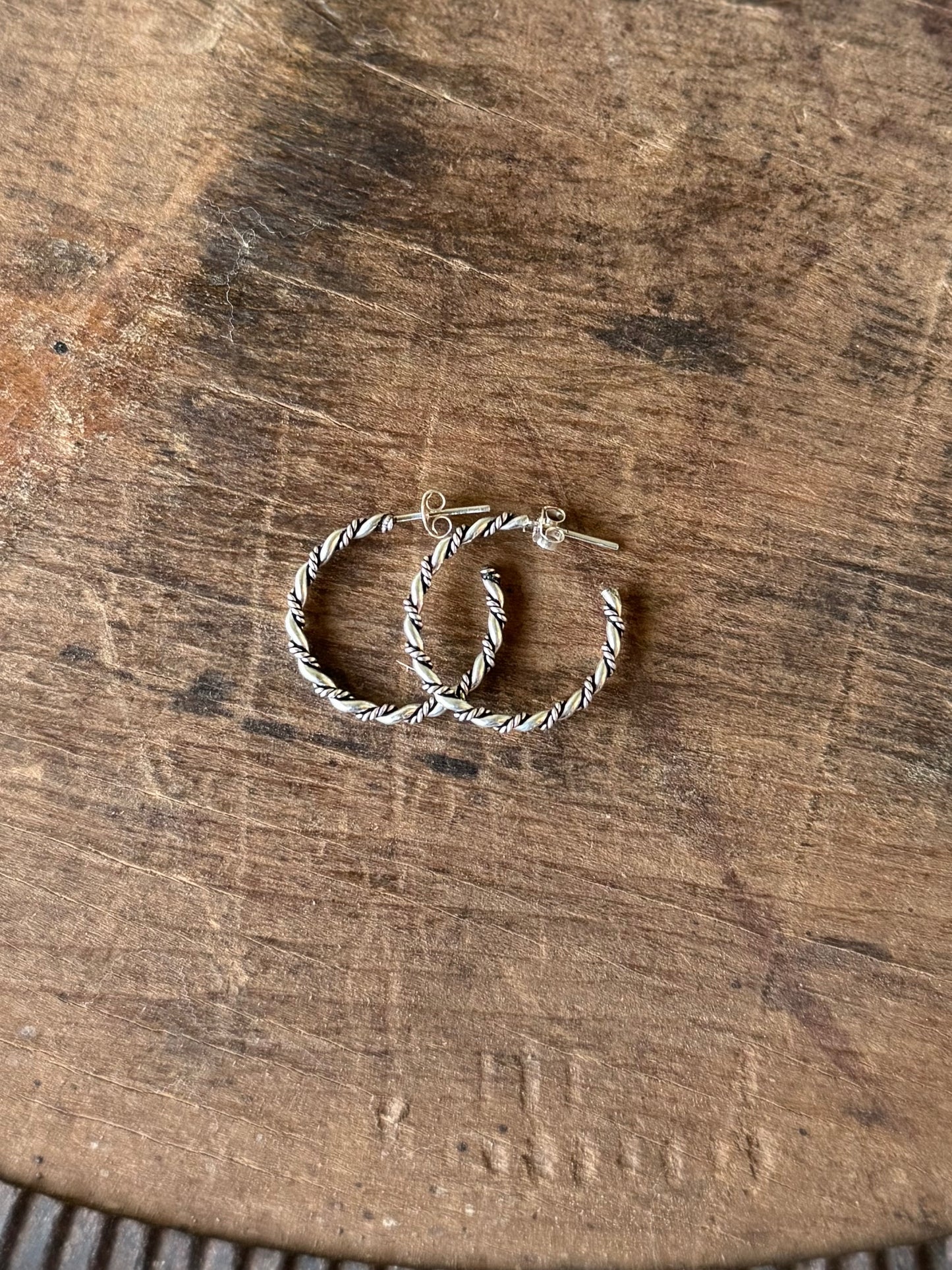 Double Twist Hoops