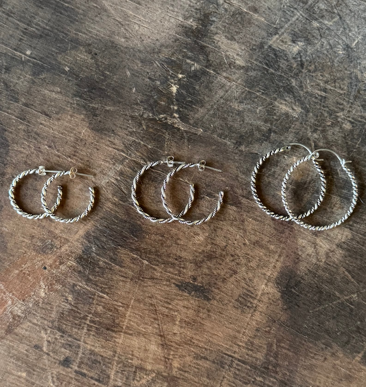 Double Twist Hoops