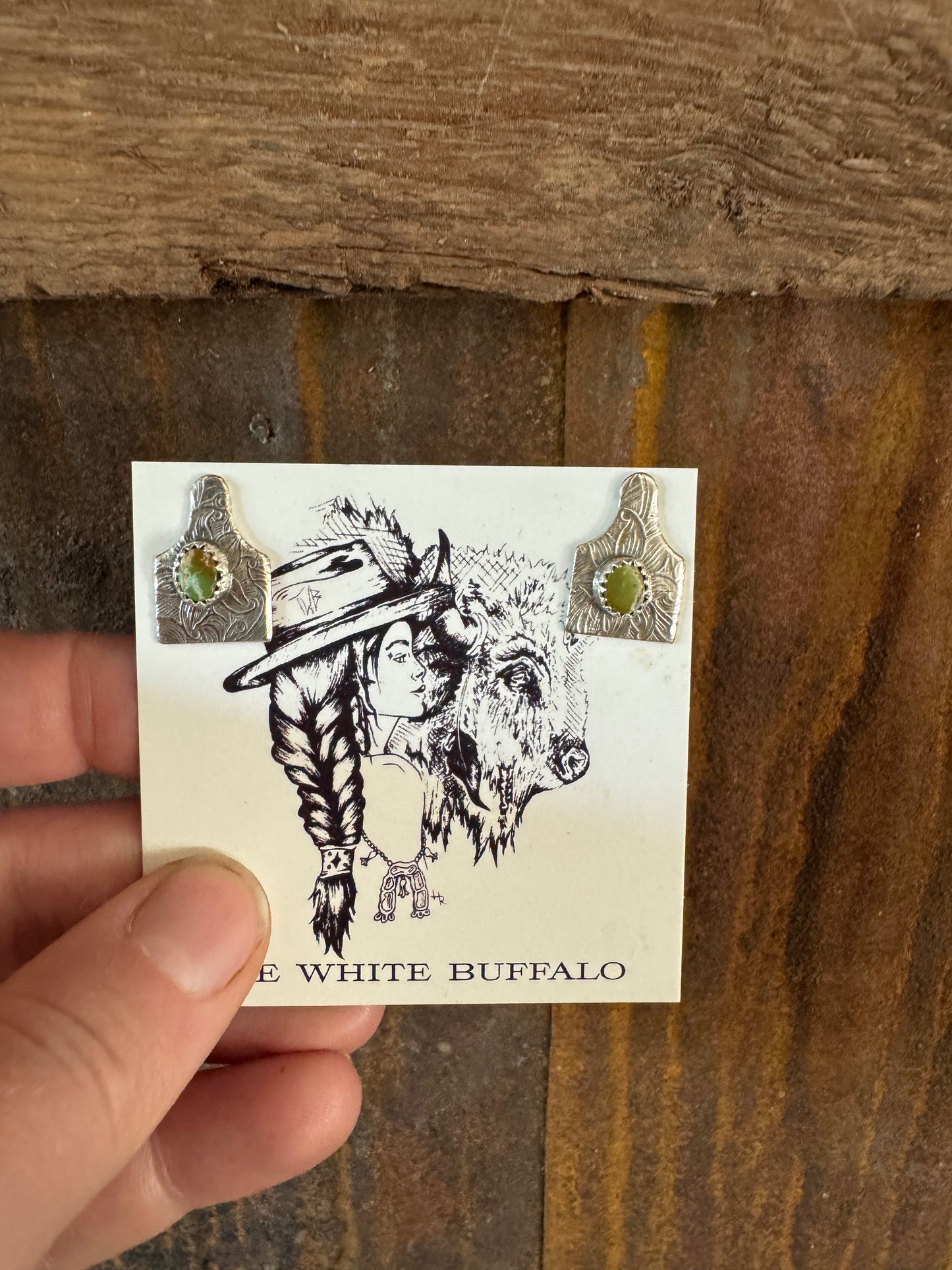 Cattle Tag Earrings