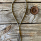 Navajo Pearl Lariat w/ fringe